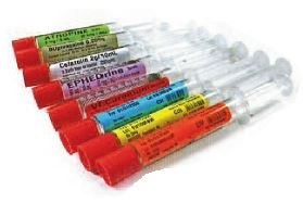 color coded syringes