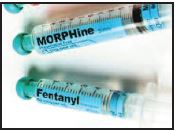 Blue Opiate syringes PharMEDium
