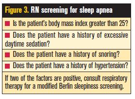 sleep apnea