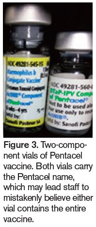 Pentacel vials