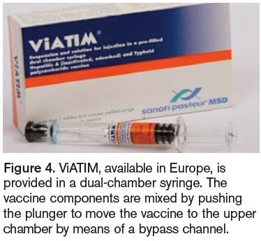 Viatim dual chamber syringe
