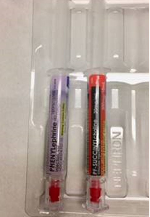 Nephron phenylephrine syringes