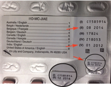 three dates on one label