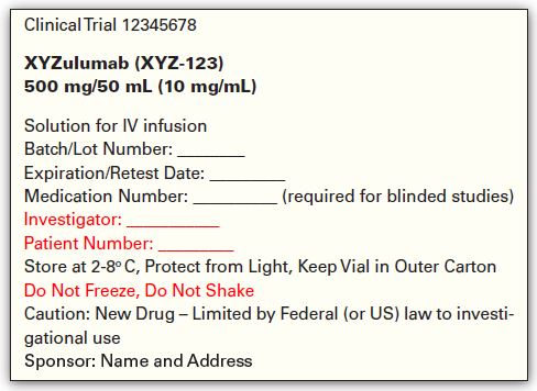 fda drug labeling requirements