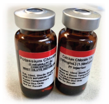 concentrated handling potassium safe outsourcing electrolyte critical drug facilities during vial medication shortages
