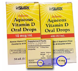 Infanct Vitamin D Drop Packagin