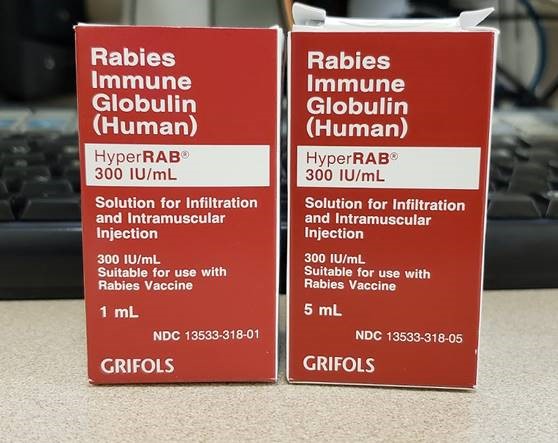 rabies vaccine packaging