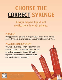 choose the correct syringe